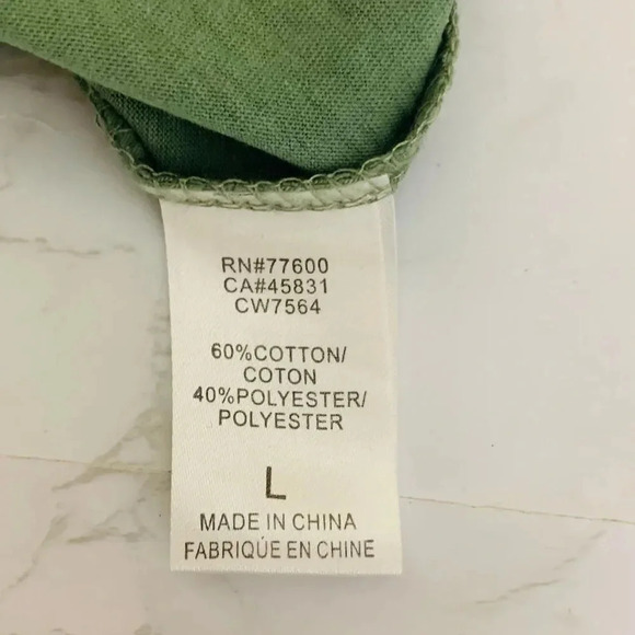 CHASER | Vintage Inspired Top Bell Sleeve V Neck Soft Green - Picture 9 of 9